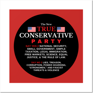 TRUE CONSERVATIVES UNITE Posters and Art